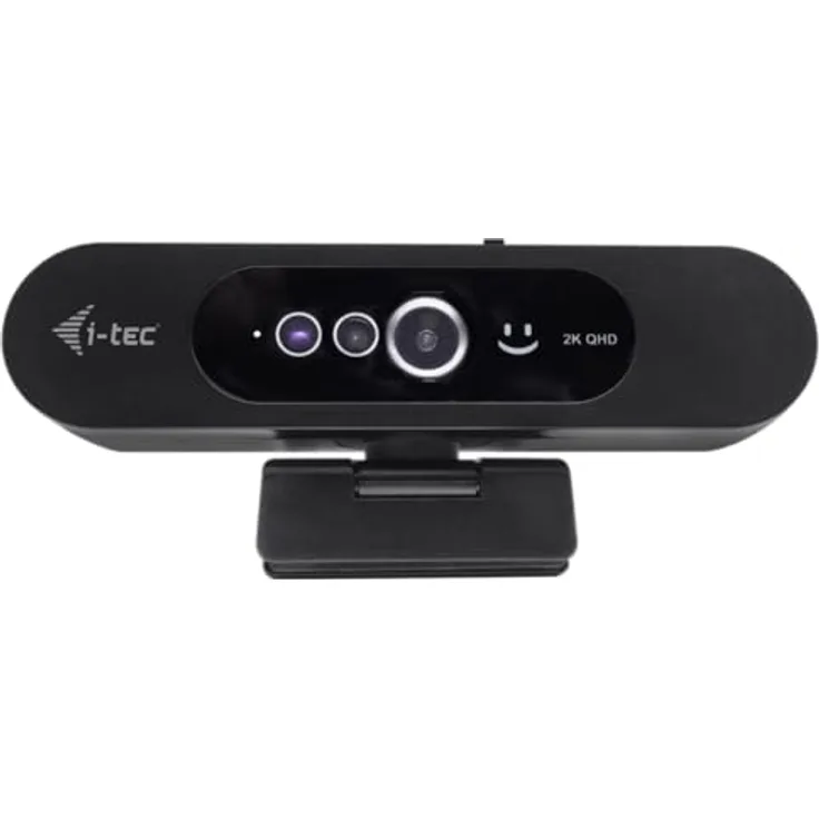 i-tec Solomon WH200 Webcam 2K, Windows Hello Unterstützung, hochwertiges Mikrofon, integrierte Datenschutzabdeckung