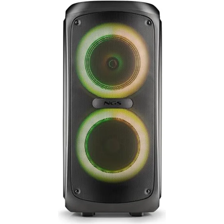 NGS Wild Temper Bluetooth-Lautsprecher, 200 W RMS, staub- und wasserdicht, Schwarz, unterstützt MicroSD bis 128 GB – Bild 2