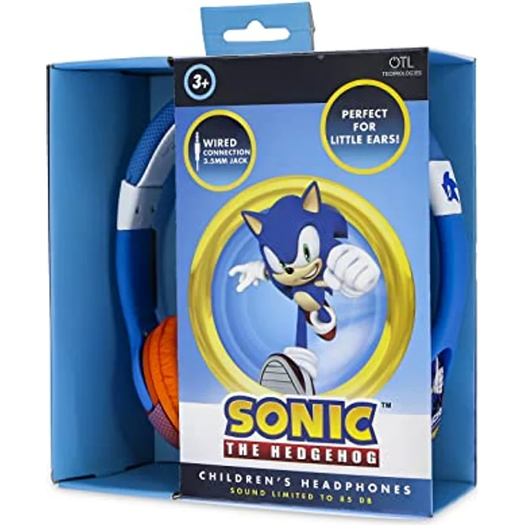 OTL Technologies SH0911 Kids Wired Headphones - Sonic The Hedgehog Kids Blue – Bild 2