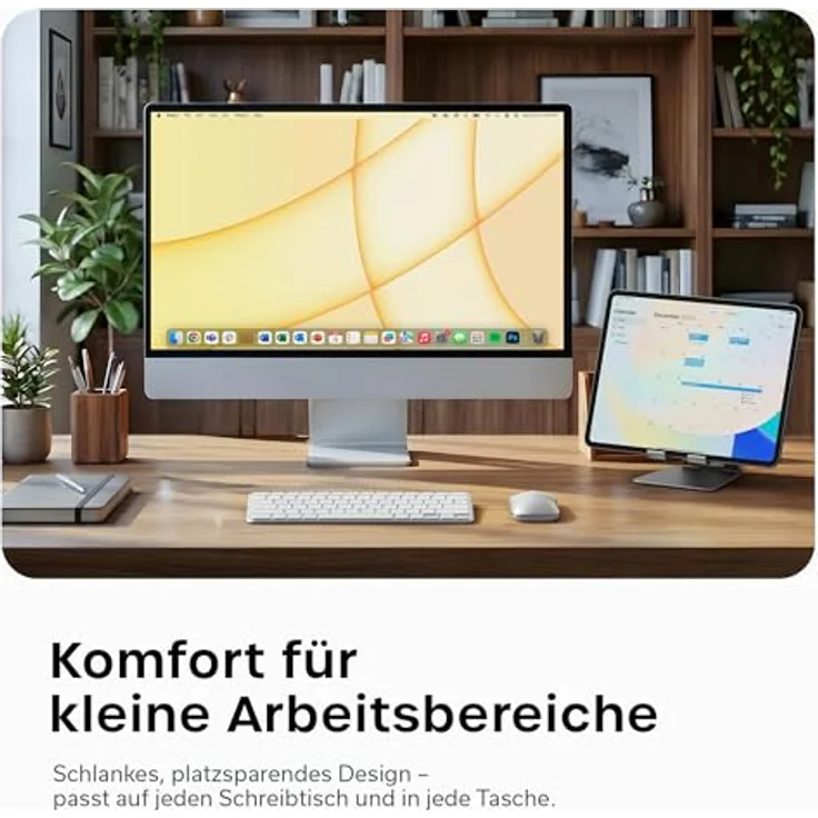 Satechi Slim EX1 Kabellose Tastatur, Kompakte Bluetooth-Tastatur mit QWERTY Layout für Mac, Windows & Android, Silber – Bild 5