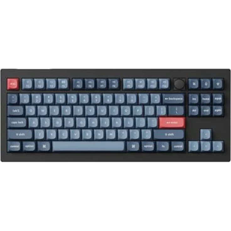Keychron V3 Max TKL Custom Wireless Mechanische Tastatur, 2.4 GHz/Bluetooth/USB-C 3-Mode RGB, QMK/VIA Programmierbare Makros, Hot-Swap PBT Tastenkappen Gateron Jupiter Red – Bild 2
