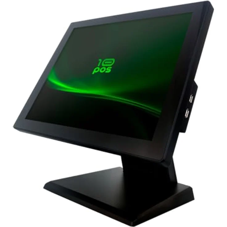 10POS 10T-15J64, 38,1 cm (15"), Intel® Celeron® J6412, Schwarz, 128 GB SSD, 1024 x 768 Pixel, LED, Kapazitiv – Bild 2