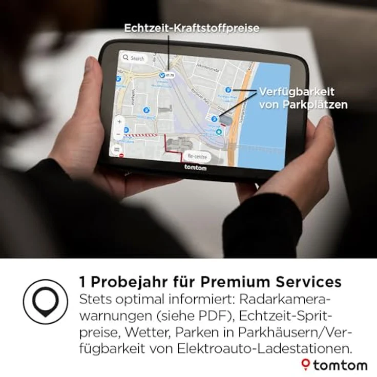 TomTom Go Navigator 7, 17,8 cm (7 Zoll) Navigationsgerät mit 32 GB, Ganz Europa, Wi-Fi, Bluetooth, Radarkamerawarnungen – Bild 7