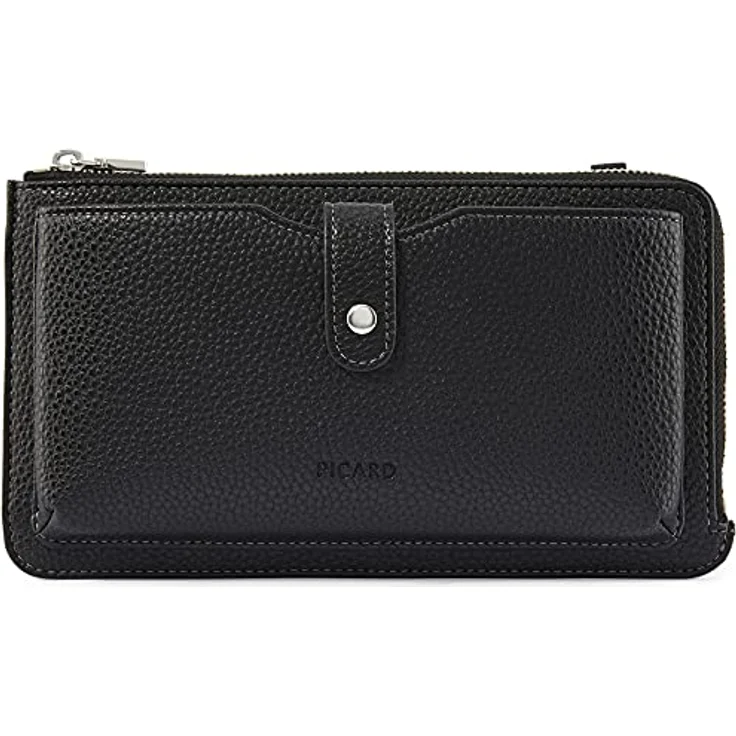 Picard Sonja Handytasche, 12 cm, grau, 100% Nylon, kompakte Design – Bild 1