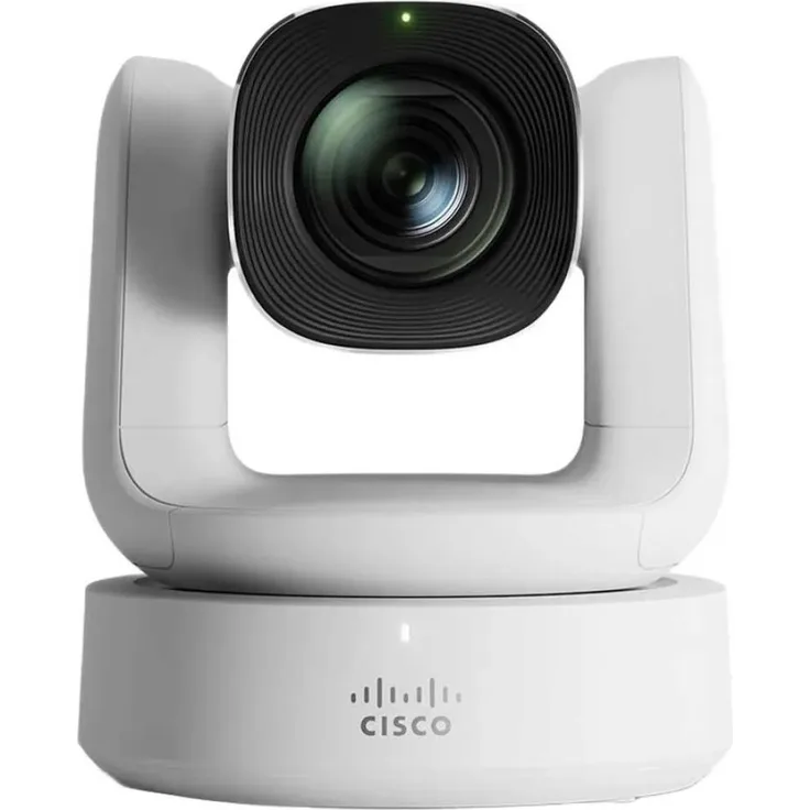 Cisco Room Vision PTZ Kamera, 4K UHD Konferenzkamera mit motorisierter PTZ-Funktion, Arctic White