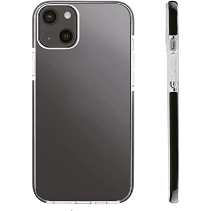 Vivanco Rock Solid Backcover Apple iPhone 13 Transparent, Schwarz – Bild 4
