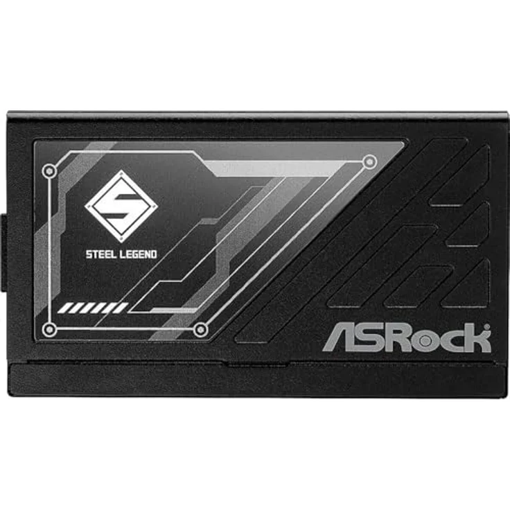AsRock Steel Legend 850W Netzteil, 80+ Gold, modulares Kabelmanagement, Schwarz – Bild 2