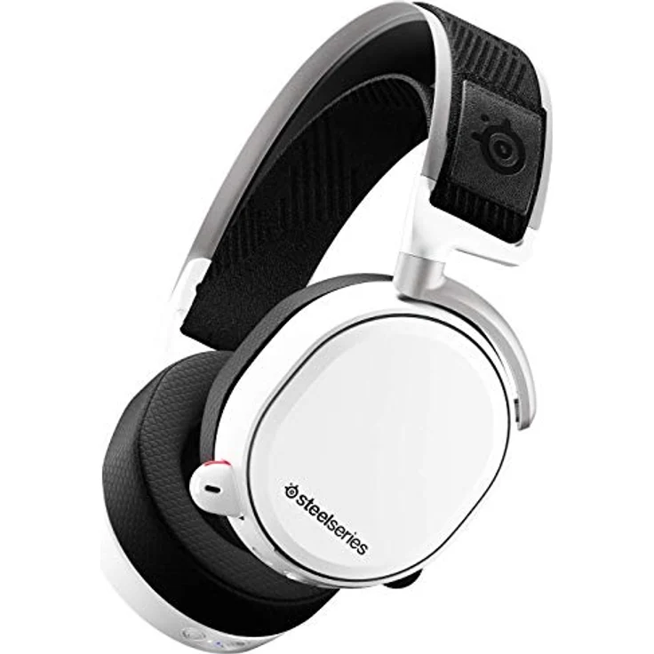 SteelSeries Arctis Pro Wireless - Drahtlos Gaming-Headset - hochauflösende Lautsprechertreiber - kombiniertes Funksystem (2,4 GHz & Bluetooth) - Weiß – Bild 2