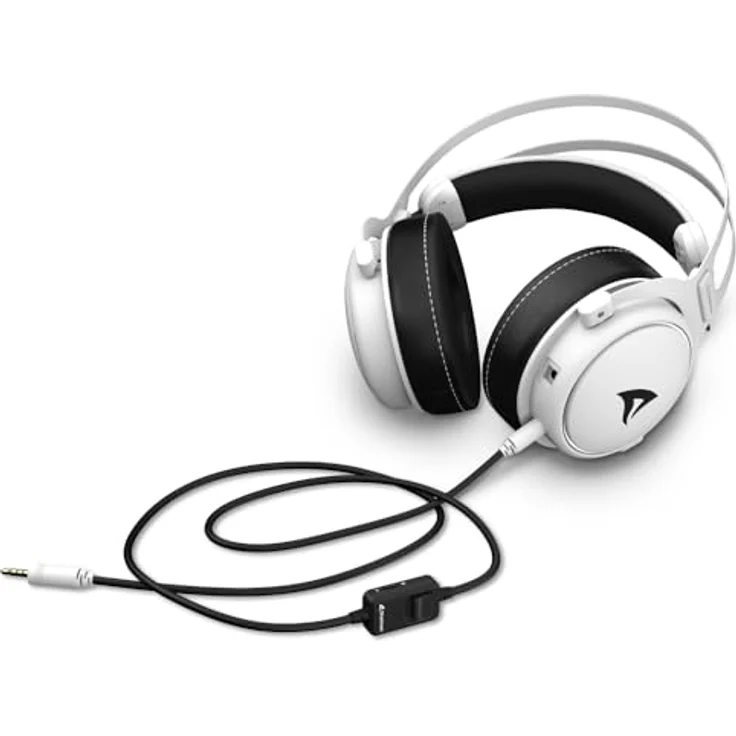 Sharkoon Skiller SGH50 Weiß, Hi-Res Audio Gaming Headset, Ohrumschließend – Bild 5