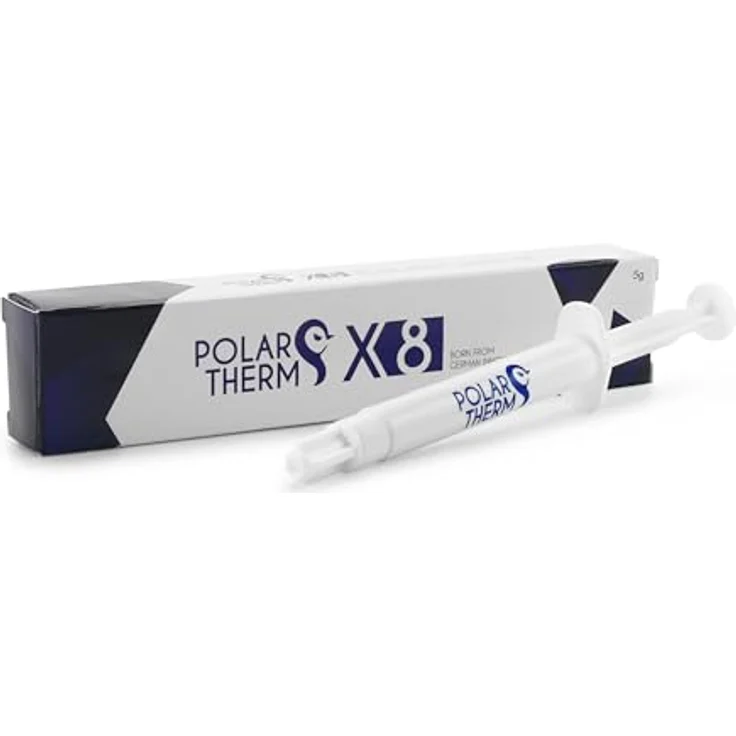 Polartherm X-8 Wärmeleitpaste für CPU & GPU, 5 Gramm, hohe Wärmeleitfähigkeit, lange Haltbarkeit, nicht leitend – Bild 3