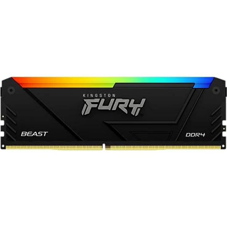 Kingston FURY Beast RGB 16GB 3200MT/s DDR4 CL16 DIMM PC Arbeitsspeicher KF432C16BB2A/16 – Bild 1