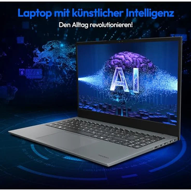 MEDION E15443 39,6 cm (15,6 Zoll Full HD) AI Laptop (Intel Core Ultra 7 155H, 32GB DDR5 RAM, 1TB SSD, Intel Arc, Windows 11 Home) - Leistungsstarker KI-gestützter Laptop – Bild 4
