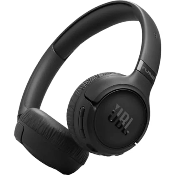 JBL Tune 680 NC, Kabellose On-Ear-Kopfhörer mit adaptivem Noise-Cancelling, Smart Ambient, bis zu 76 Stunden Akkulaufzeit, Schnellladefunktion, Google Fast Pair, Microsoft Swift Pair, Schwarz – Bild 1