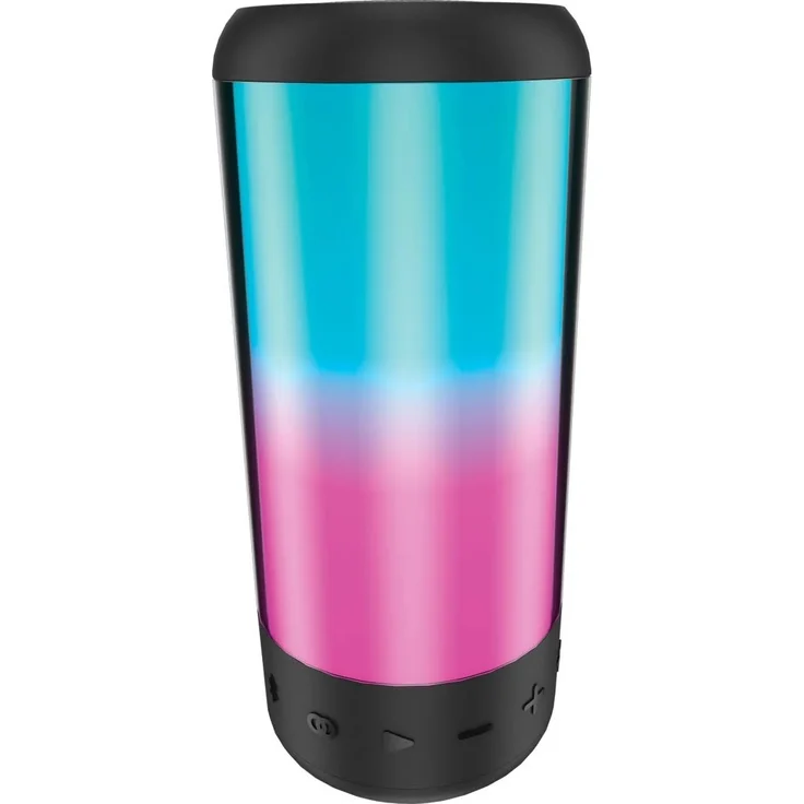 SILVERCREST® Bluetooth-Lautsprecher, LED-Lichtershow IPX7 1x 20 Watt RMS, robustes und wasserdichtes Gehäuse, Lithium-Ionen Akku