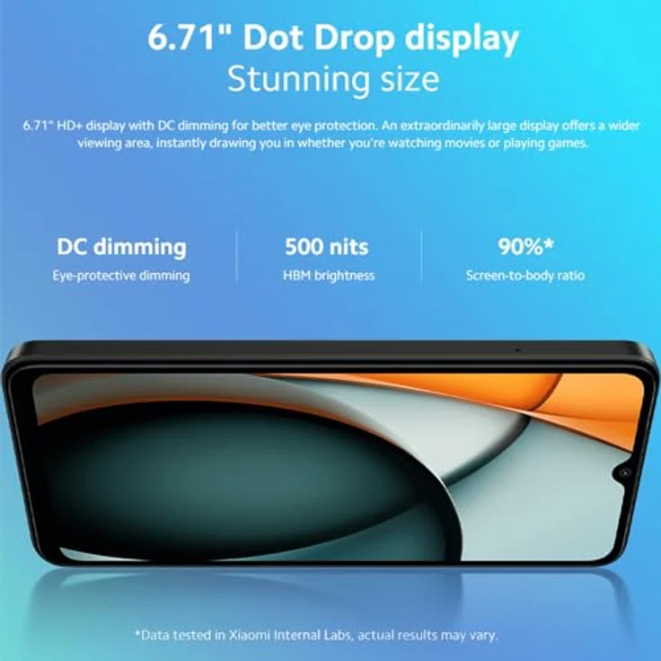 Xiaomi Redmi A3 128GB ROM 4GB RAM 5000mAh 90Hz AMOLED Smartphone Schwarz – Bild 2