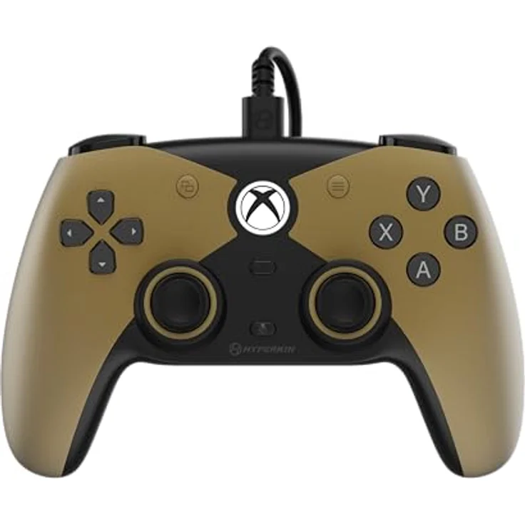Hyperkin Controller Competitor, professioneller Gaming Controller für Xbox und PC, Gold-Schwarz, driftfreie Joysticks, programmierbare Tasten – Bild 2