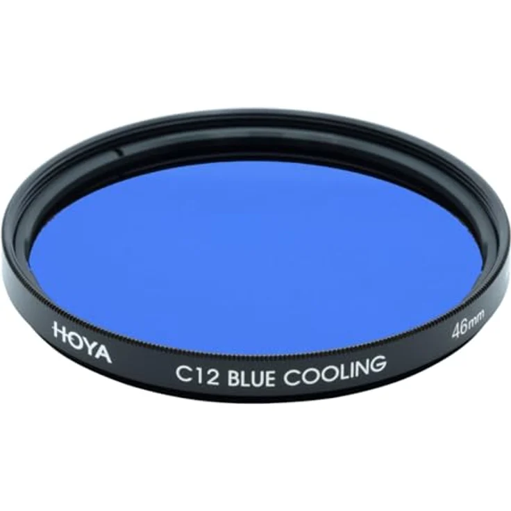Hoya 46 mm C12 Blue Cooling Color Conversion Filter, reduziert Farbtemperatur um 2200 °K, 6-fach HMC Multicoating – Bild 1