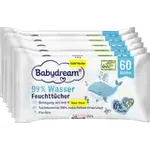 Babydream 99 % Wasser Feuchttücher, 6er Pack