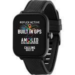 Reflex Active Smart Watch Series 44, Amoled GPS Smartwatch in schwarz