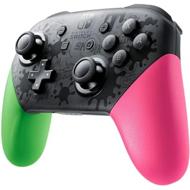 Nintendo Pro Controller - Splatoon (2 Edition) Schwarz, Pink, Grün (2512266) (Switch) – Bild 3