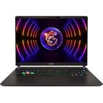 MSI Vector GP68 HX 12VH-079, Gaming Laptop, 40,6 cm (16,0 Zoll) FHD, 144 Hz, Intel Core i9-12900HX, 16 GB DDR5-4800, 1 TB GB SSD, NVIDIA GeForce RTX 4080, Windows 11 Home, Grau, QWERTZ Tastatur