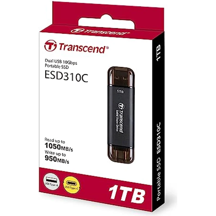 Transcend 1 TB Externe SSD ESD310C USB 10 Gbit/s – Bild 4