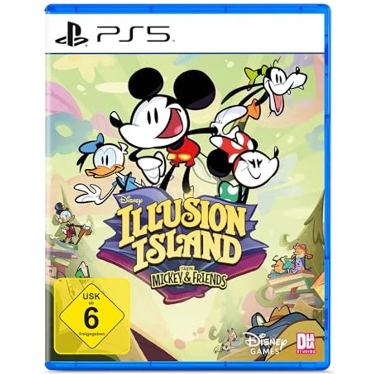 Nighthawk Games Disney Illusion Island - Mickey & Friends, Adventure Jump 'n' Run Spiel für PlayStation 5, bis zu 4 Spieler, inkl. DLCs und mehrsprachiger Unterstützung – Bild 1