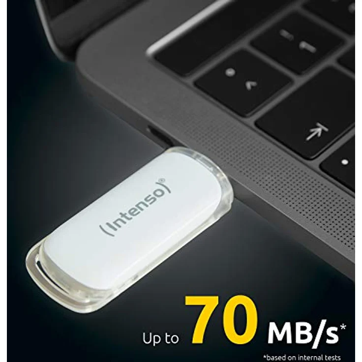 Intenso Flash Line 64 GB - Type C USB-Stick - Super Speed USB 3.1, weiß – Bild 3