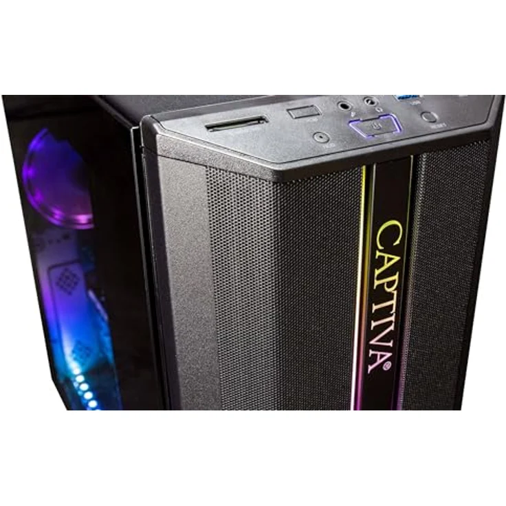 Captiva PC Power Starter R76-210 | AMD Ryzen 5 5600G | 32GB DDR4 RAM | AMD Radeon Graphics | 1 TB SSD | Windows 11 Home, Schwarz. – Bild 3
