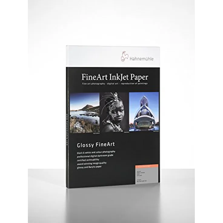 Hahnemühle Digital FineArt Baryta Satin Papier, 300 g/m², DIN A3, 297 x 420 mm, weiß