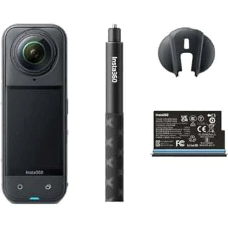 Insta360 X5 Starter Bundle, Action Cam mit 30p, Bluetooth, WLAN, Schwarz – Bild 2