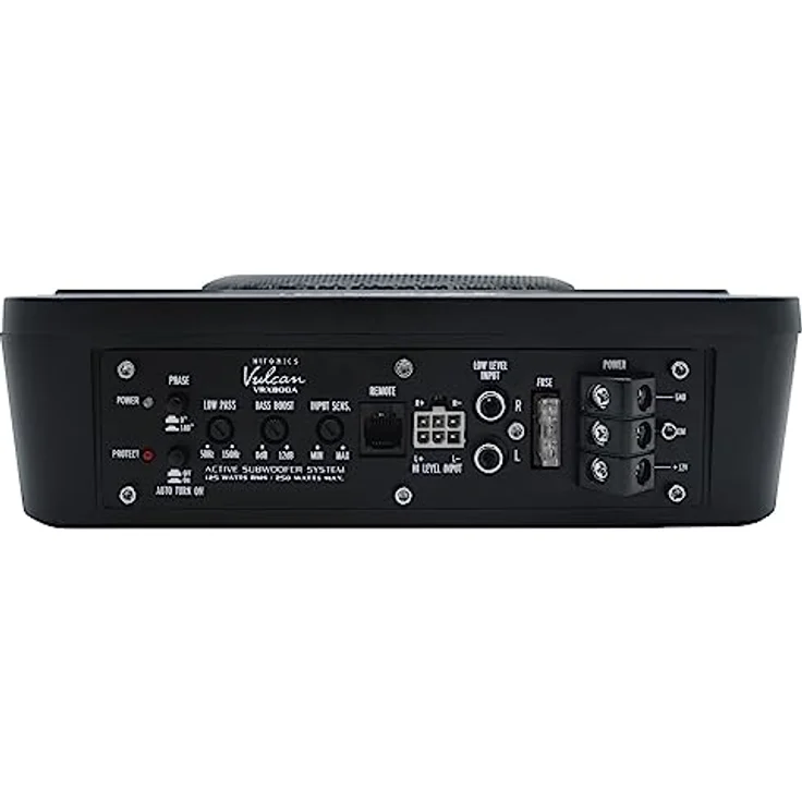 Hifonics VRX1000A, Aktiv-Subwoofer mit 300 W max., 10 Zoll, Bass-Boost bis 12dB, Lowpass 50-150 Hz, Auto Turn-On – Bild 3