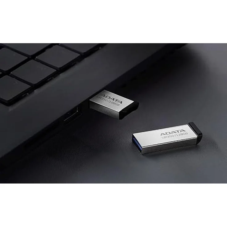 ADATA UR350 256GB USB-Stick, USB 3.2, kappenloses Metallgehäuse, wasser-, stoß- und staubresistent – Bild 6
