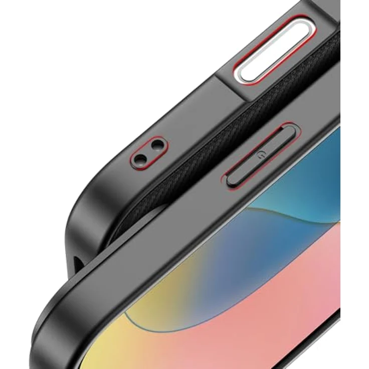 Nevox StyleShell Nylo, Handyhülle für iPhone 16 aus Polycarbonat, TPU und Nylon mit Kameraschutz – Bild 2