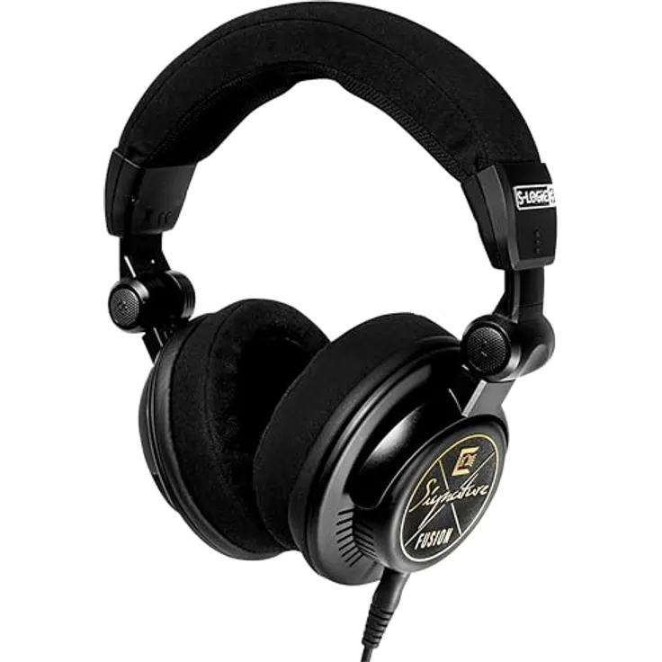 Ultrasone Signature Fusion OB, Halboffene Kopfhörer mit S-Logic3 Technologie und Graphene-GSS-Membranen, Kabelgebunden, Schwarz