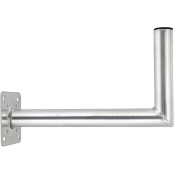 SkyRevolt 45cm Wandhalterung für Satellitenschüssel, Aluminium, witterungsbeständig, Wandabstand 450mm, Rohrdurchmesser 50mm