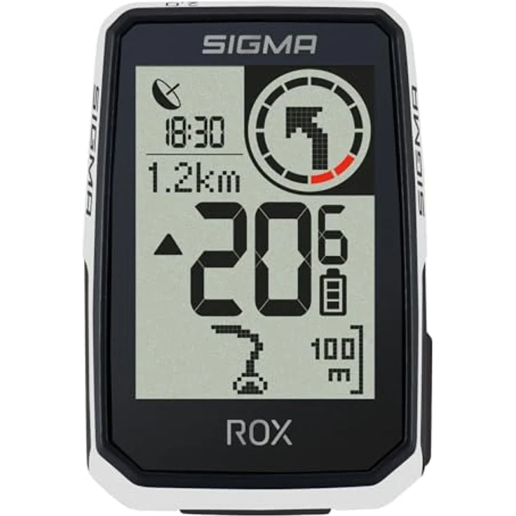 SIGMA ROX 2.0 Endurance, GPS Fahrradcomputer mit 26 Stunden Akkulaufzeit, E-Bike ready, Schwarz – Bild 2