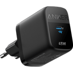ANKER 313 Charger (45W), Universalladegerät mit PD/PPS, Multiprotect™-Technologie, Schwarz