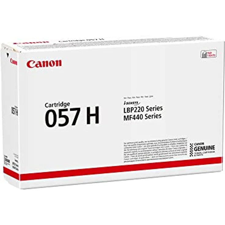 Canon 057 H - Mit hoher Kapazität - Schwarz - Original - Tonerpatrone - für i-SENSYS LBP223dw, LBP226dw, LBP228x, MF443dw, MF445dw, MF446x, MF449x - Preisvergleich – Bild 2