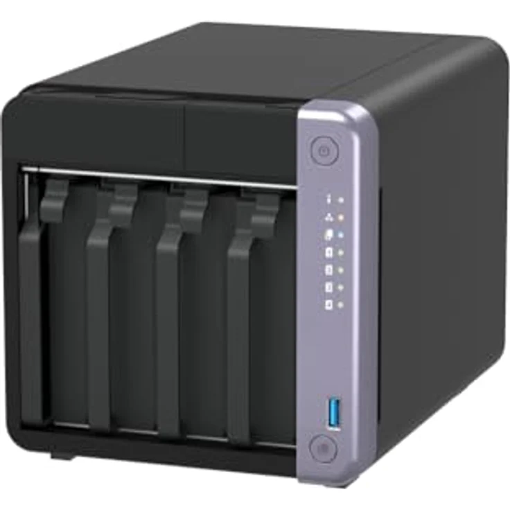 QNAP TS-432X-4G NAS & Speicherserver Tower Alpine AL-524 4 GB DDR4 QTS Schwarz, 4 HDD & SSD SATA, 2 GHz Alpine Alpine AL-524 – Bild 3