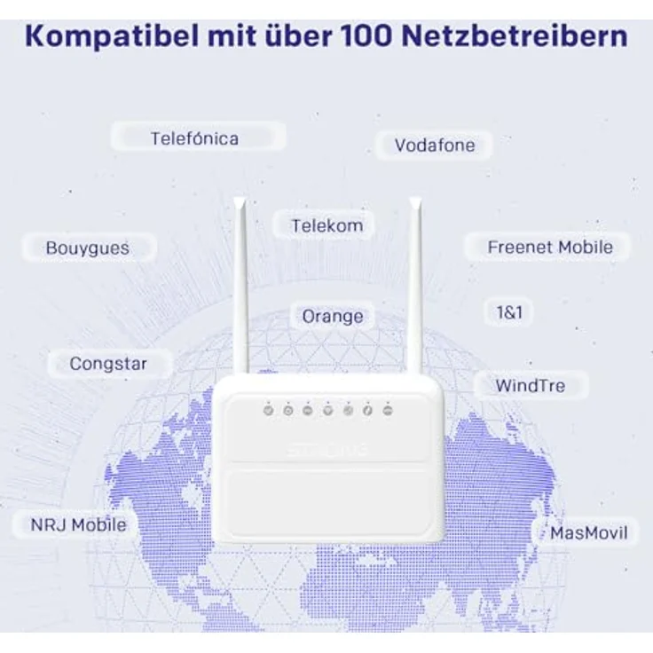 Strong 4GROUTER360, leistungsstarker 4G-Router mit bis zu 300 Mbit/s, Weiss – Bild 5