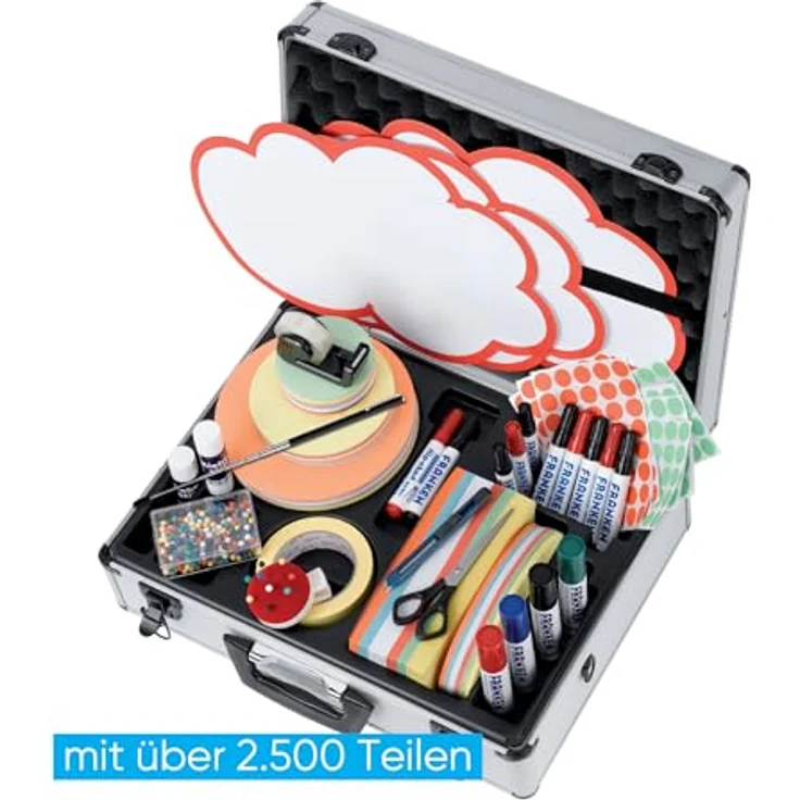 Franken Moderationskoffer UMK Profi, Aluminiumkoffer, 2566 Teile – Bild 2