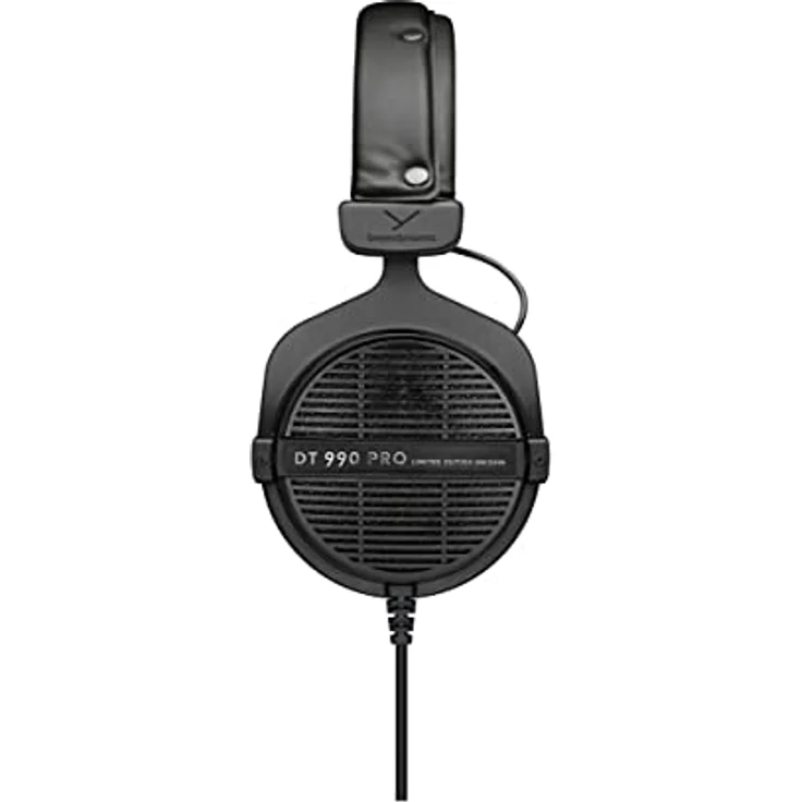beyerdynamic DT 990 PRO Limited Black Edition 250 Ohm. Einseitig kabelgebundener Over-Ear-Studiokopfhörer für Mixing, Mastering und Editing – Bild 2
