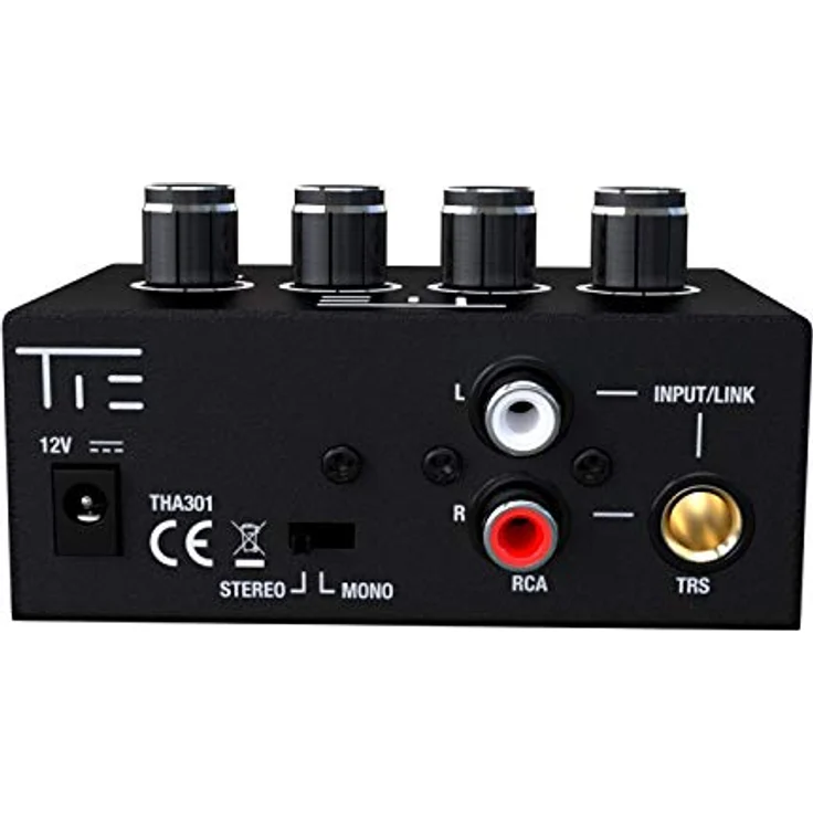 TIE Studio 4 Kopfhörerverstärker (4 Kanäle, Mono-Stereo-Umschaltung) schwarz – Bild 7