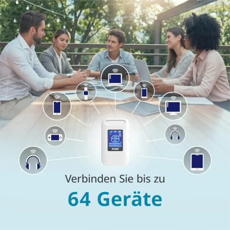 D-Link DWR-933W, mobiler Hotspot mit 4G LTE Advanced, 600 Mbps, Wi-Fi 5 und Wi-Fi 6 – Bild 7