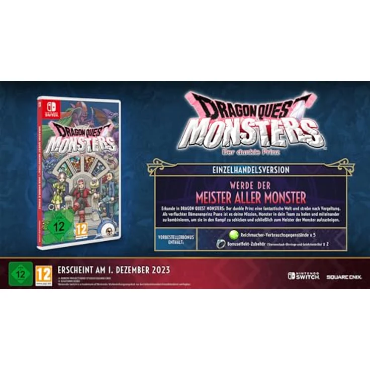 DRAGON QUEST MONSTERS: Der dunkle Prinz (Switch) – Bild 2