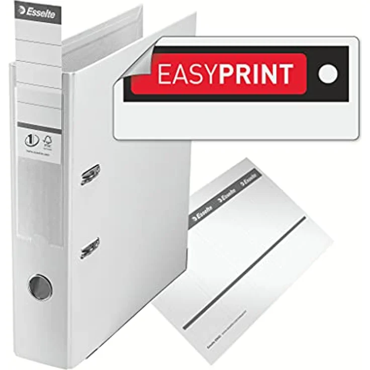 ESSELTE Aktenordner, für Format A4, PP, Rückenbreite 75 mm – Bild 6