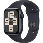 Apple Watch SE (2. Generation) GPS, 44 mm Aluminiumgehäuse Mitternacht, Sportarmband Mitternacht – M/L