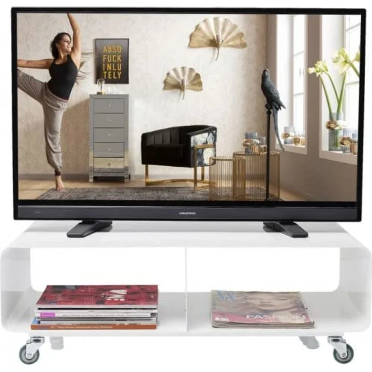 Kare Design TV Board Lounge M Mobil Weiß, 30x90x42cm – Bild 2