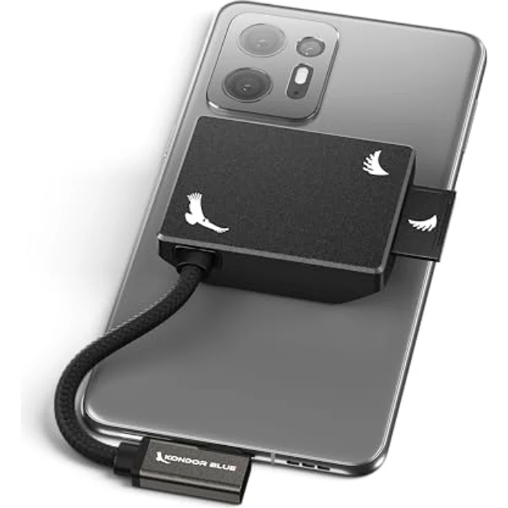 Angelbird SD Recording Module Raven Black, SD-Aufnahmemodul für iPhone mit USB-C 3.2 Gen 2x2 Verbindung – Bild 3